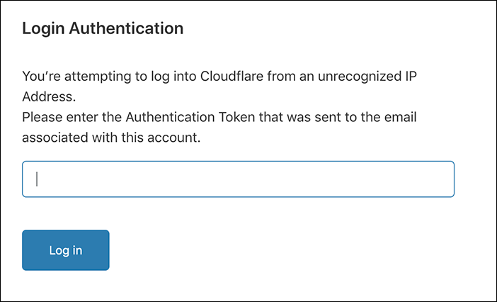 Alte URL: https://support.cloudflare.com/hc/article_attachments/360035323072/login_authentication.png
Artikel-IDs: 115003614752 | Multifaktor-E-Mail-Authentifizierung